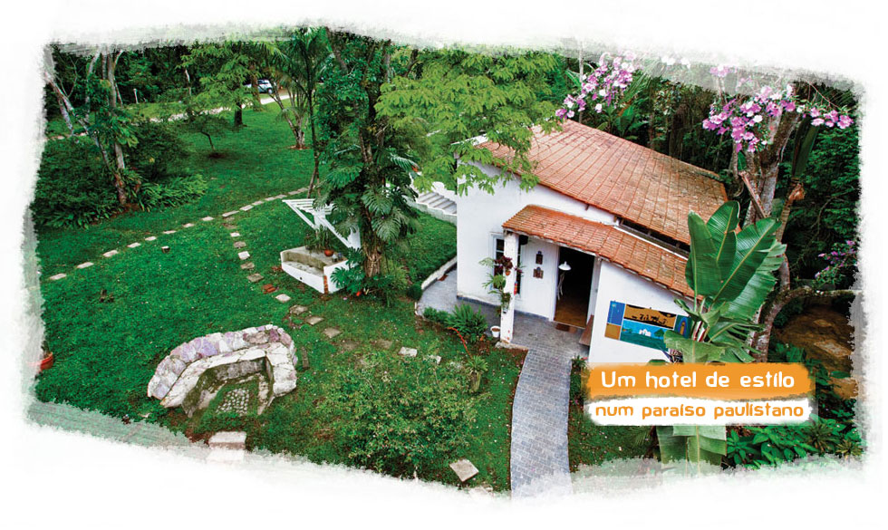 Um hotel de estilo num paraíso paulistano