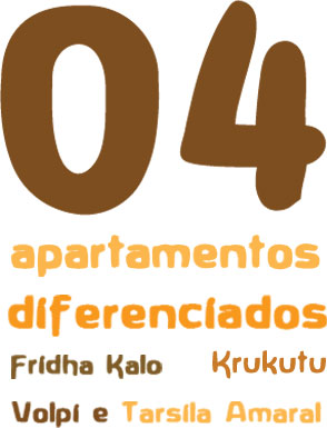 4 apartamentos diferenciados
